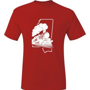 Ole Miss Rebels Lane Kiffin Lane Train Red T-Shirt